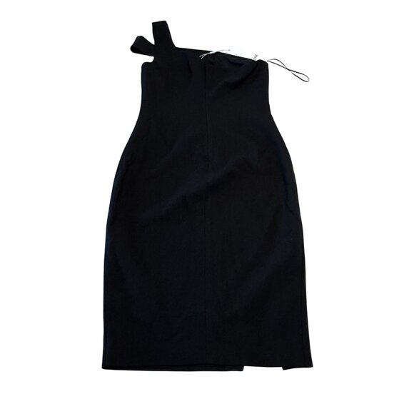 NWT Likely Packard Black Asymmetrical One Shoulder Dress Women's 6